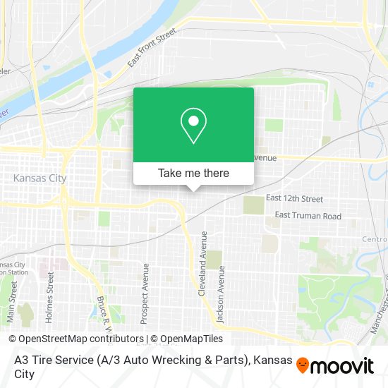 A3 Tire Service (A / 3 Auto Wrecking & Parts) map