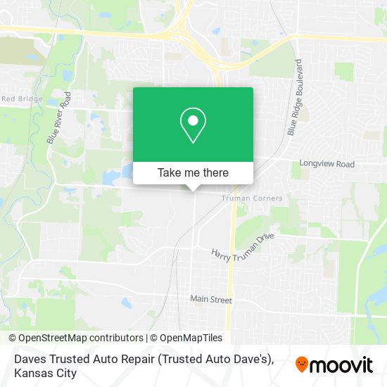 Daves Trusted Auto Repair (Trusted Auto Dave's) map