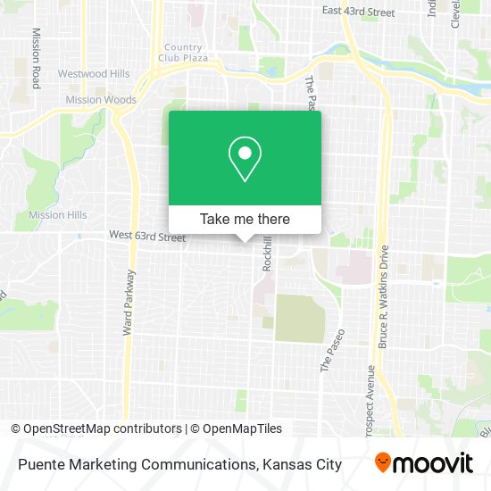 Puente Marketing Communications map
