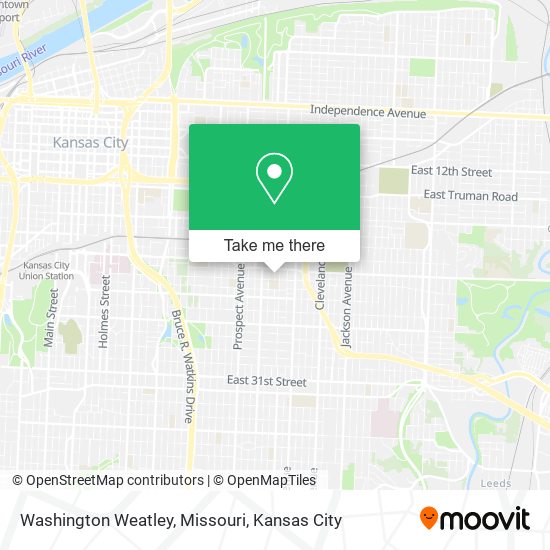 Mapa de Washington Weatley, Missouri