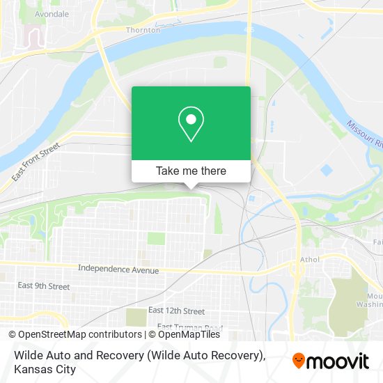 Mapa de Wilde Auto and Recovery