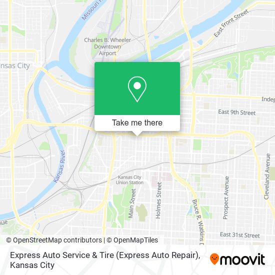 Mapa de Express Auto Service & Tire (Express Auto Repair)