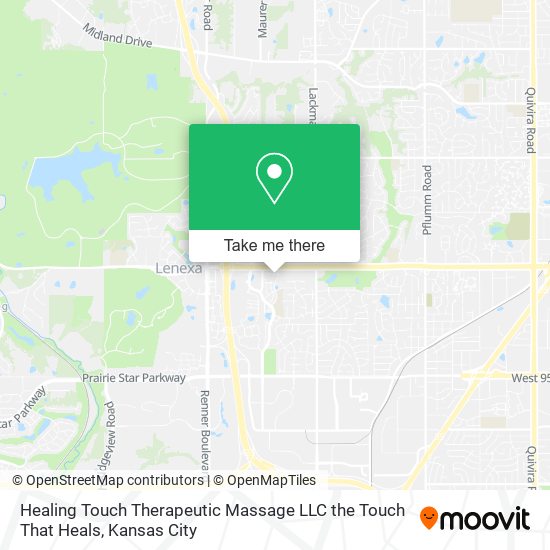 Healing Touch Therapeutic Massage LLC the Touch That Heals map