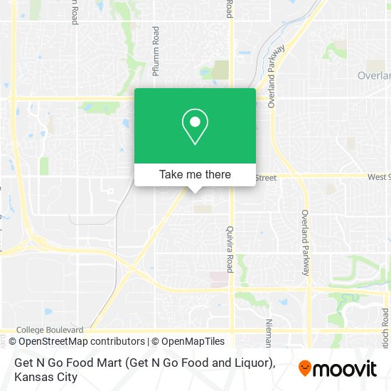 Mapa de Get N Go Food Mart (Get N Go Food and Liquor)