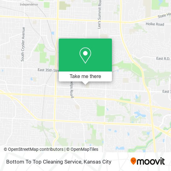 Bottom To Top Cleaning Service map