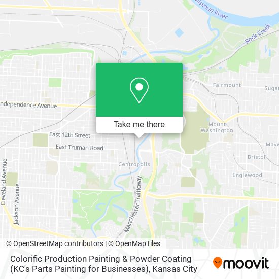 Colorific Production Painting & Powder Coating (KC's Parts Painting for Businesses) map
