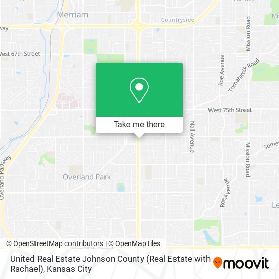 United Real Estate Johnson County (Real Estate with Rachael) map