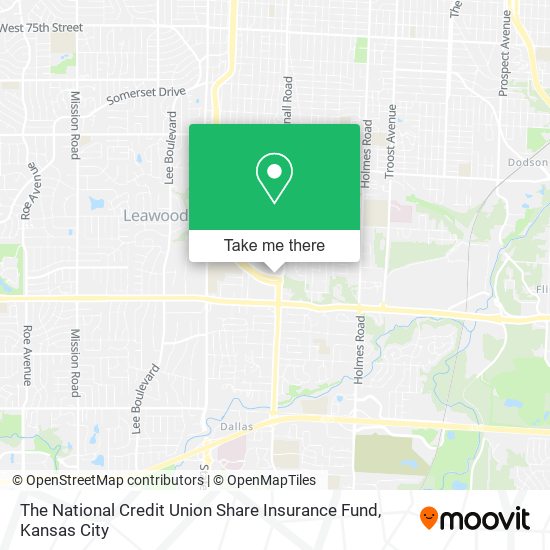 Mapa de The National Credit Union Share Insurance Fund