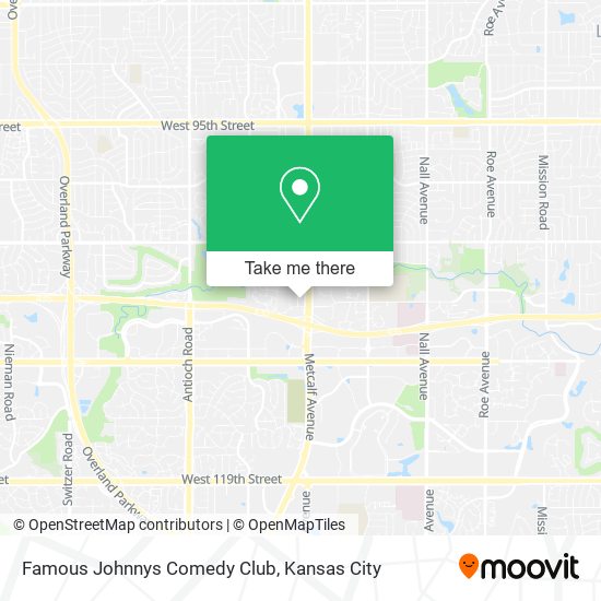 Mapa de Famous Johnnys Comedy Club