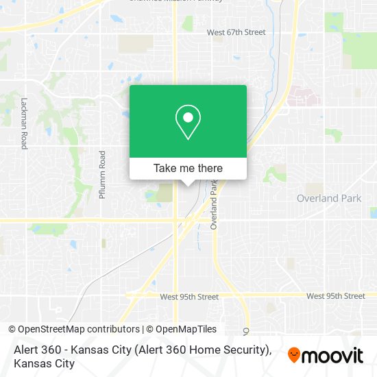 Alert 360 - Kansas City (Alert 360 Home Security) map
