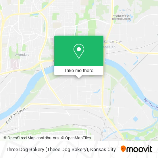 Three Dog Bakery (Theee Dog Bakery) map