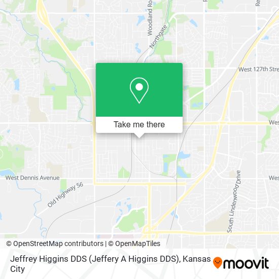 Mapa de Jeffrey Higgins DDS (Jeffery A Higgins DDS)
