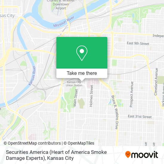 Securities America (Heart of America Smoke Damage Experts) map