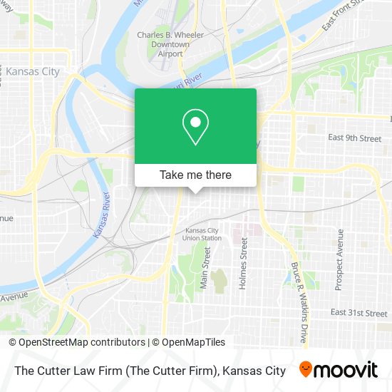 The Cutter Law Firm map