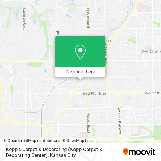 Kopp's Carpet & Decorating map