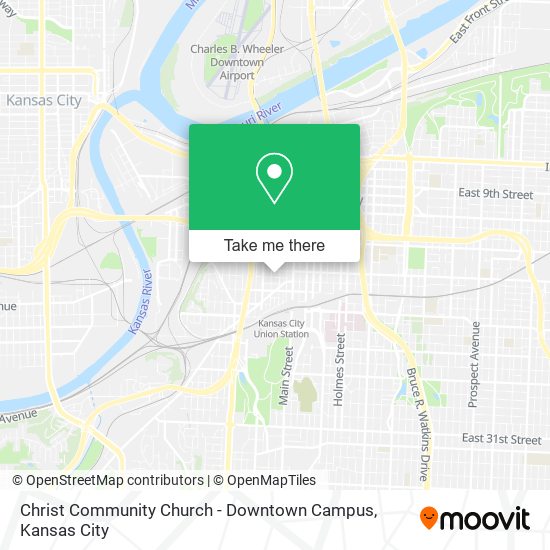 Mapa de Christ Community Church - Downtown Campus