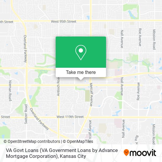 VA Govt Loans (VA Government Loans by Advance Mortgage Corporation) map