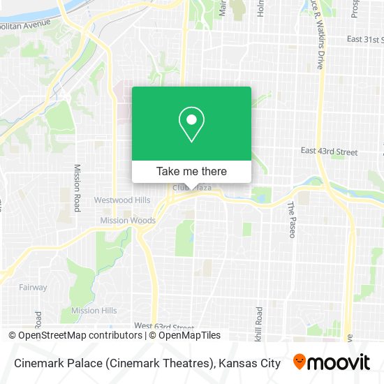 Cinemark Palace (Cinemark Theatres) map