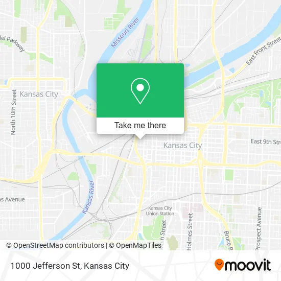 Mapa de 1000 Jefferson St