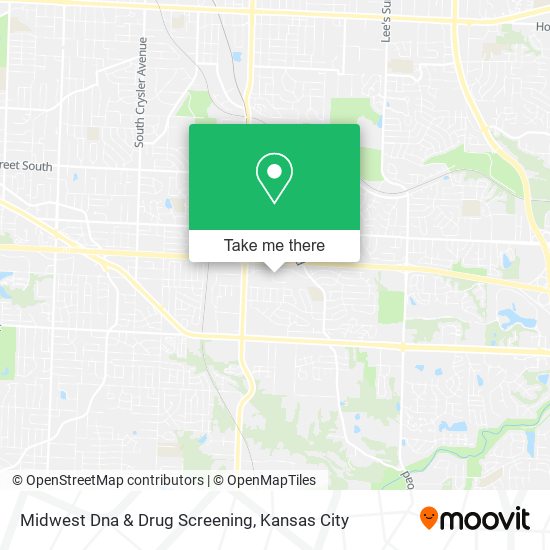 Mapa de Midwest Dna & Drug Screening