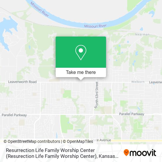 Resurrection Life Family Worship Center map