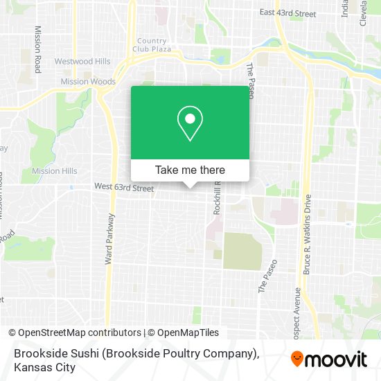 Mapa de Brookside Sushi (Brookside Poultry Company)