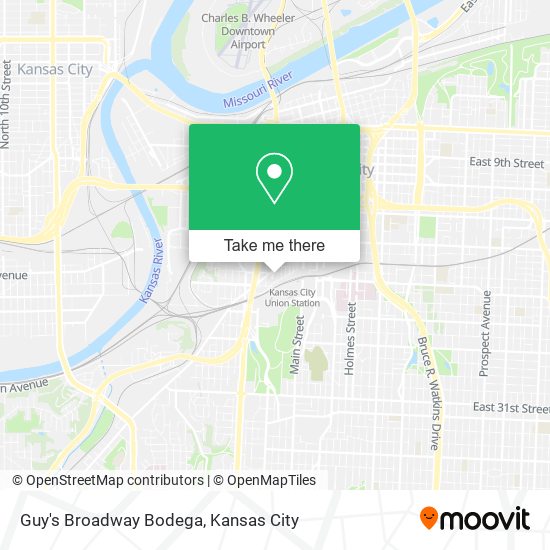 Mapa de Guy's Broadway Bodega