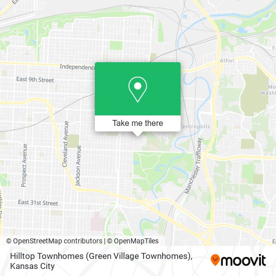 Mapa de Hilltop Townhomes (Green Village Townhomes)