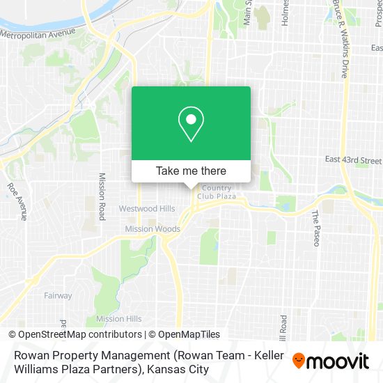 Mapa de Rowan Property Management (Rowan Team - Keller Williams Plaza Partners)