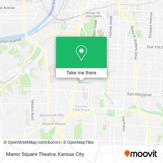 Mapa de Manor Square Theatre