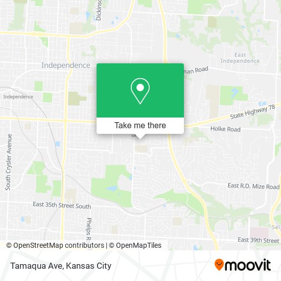 Tamaqua Ave map