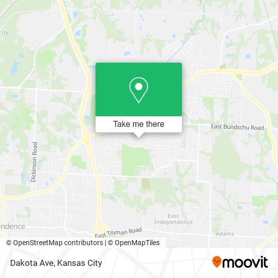 Dakota Ave map