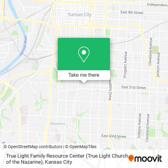 Mapa de True Light Family Resource Center (True Light Church of the Nazarine)