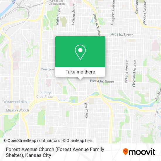 Mapa de Forest Avenue Church (Forest Avenue Family Shelter)