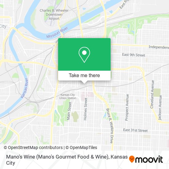 Mapa de Mano's Wine (Mano's Gourmet Food & Wine)