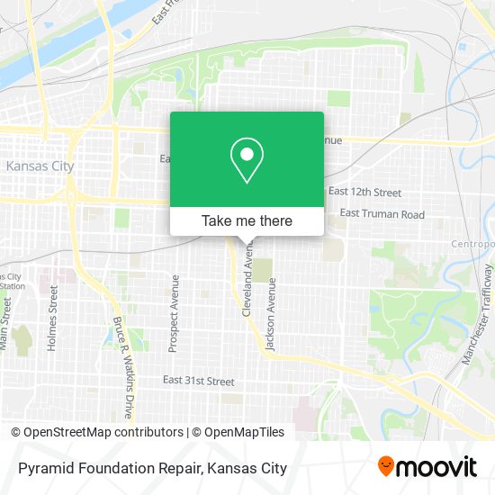Pyramid Foundation Repair map