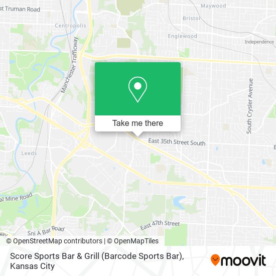 Score Sports Bar & Grill (Barcode Sports Bar) map