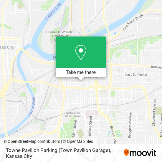 Mapa de Towne Pavilion Parking (Town Pavilion Garage)