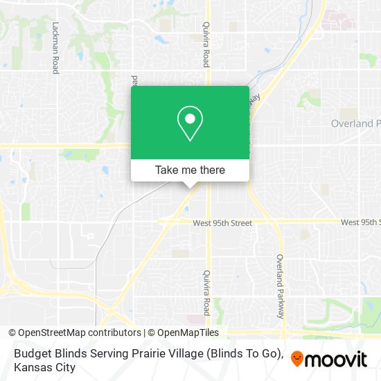Budget Blinds Serving Prairie Village (Blinds To Go) map