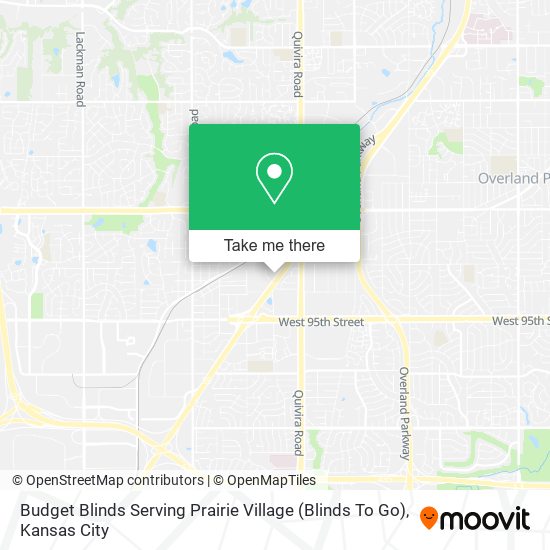 Mapa de Budget Blinds Serving Prairie Village (Blinds To Go)