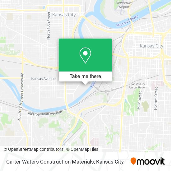 Carter Waters Construction Materials map