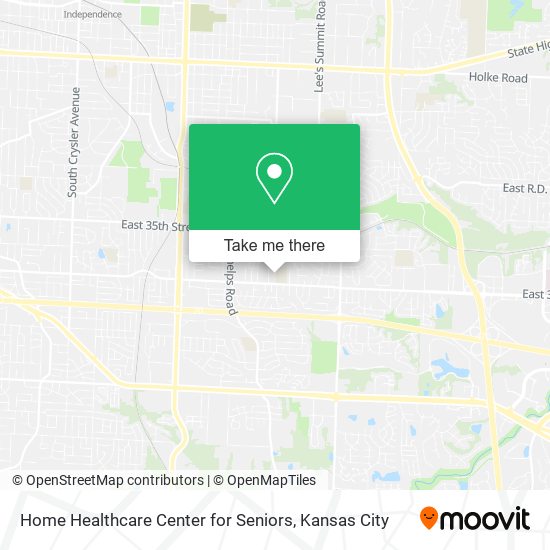 Home Healthcare Center for Seniors map