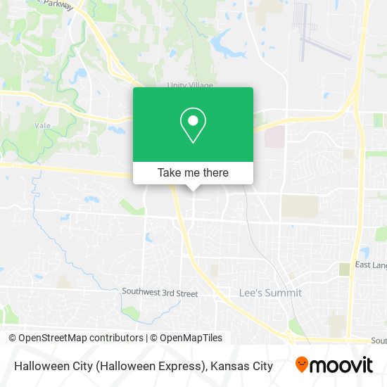 Halloween City (Halloween Express) map