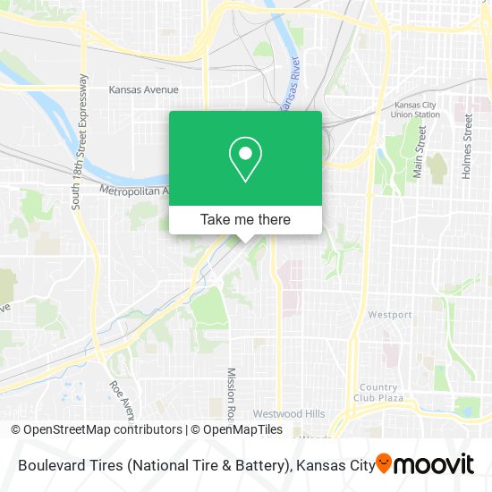 Boulevard Tires (National Tire & Battery) map