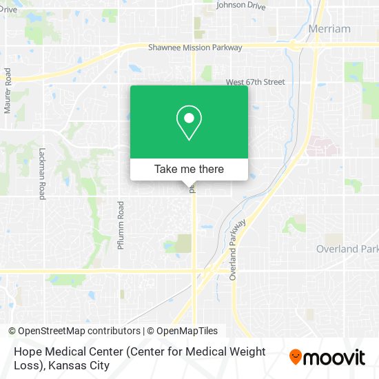 Mapa de Hope Medical Center (Center for Medical Weight Loss)