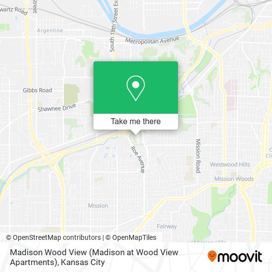 Mapa de Madison Wood View (Madison at Wood View Apartments)