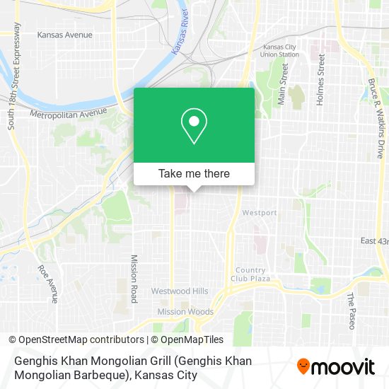 Genghis Khan Mongolian Grill map