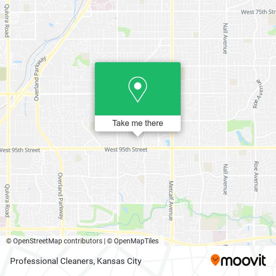 Professional Cleaners map