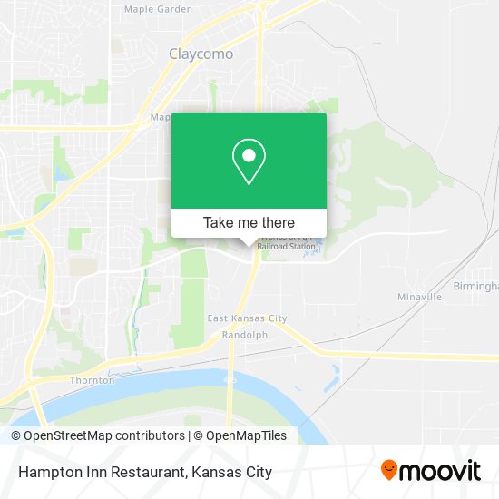 Mapa de Hampton Inn Restaurant