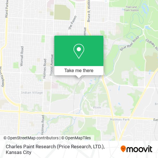 Charles Paint Research (Price Research, LTD.) map